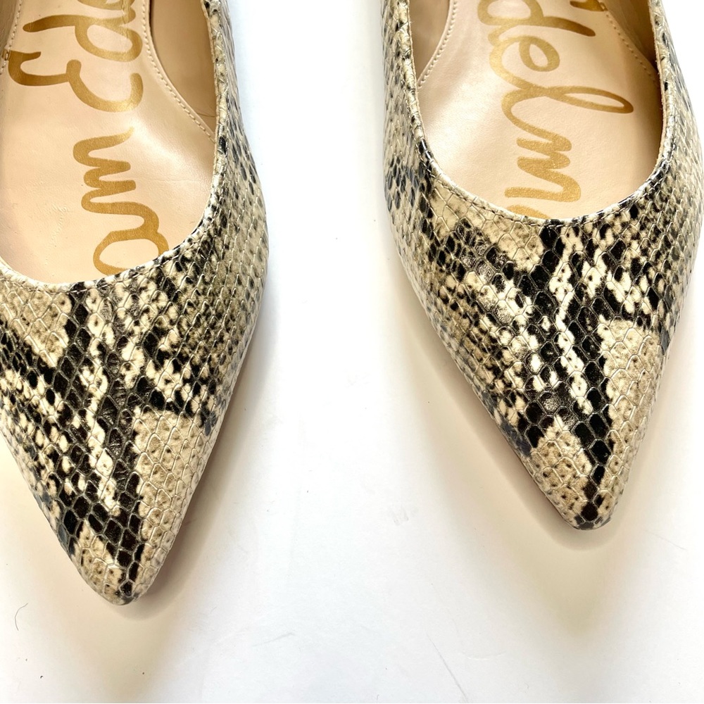 Sam Edelman Sally Snake Embossed Flats - Picture 2 of 6